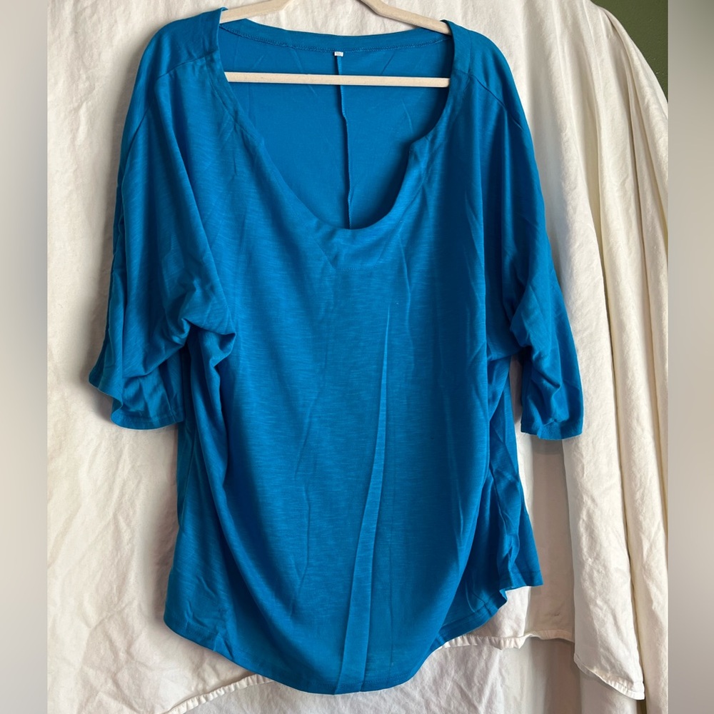 Lightweight 3/4 Sleeve Tee Size 3X NWOT